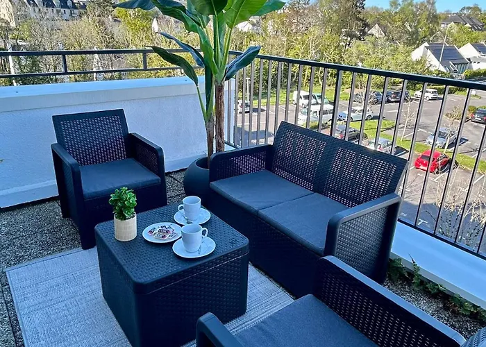 Charmant T2 Avec Grande Terrasse A Proximite Immediate Du Centre Ville